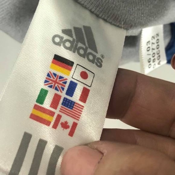 Adidas Woman's  Sz XL Nylon Track Jacket Blue - Picture 7 of 9